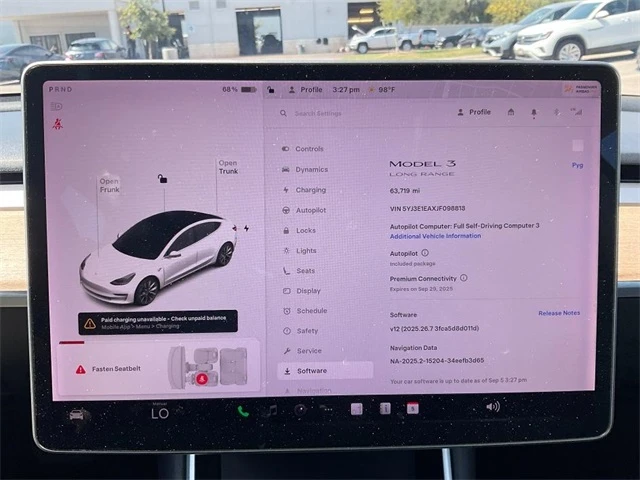 Used 2018 Tesla Model 3 Long Range with VIN 5YJ3E1EAXJF098818 for sale in Killeen, TX