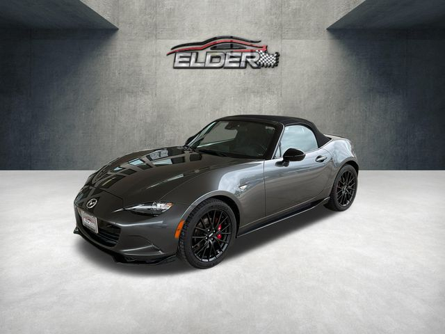 Gray 2021 Mazda MX-5 Miata Club RWD Convertible Rear-Wheel Drive Manual