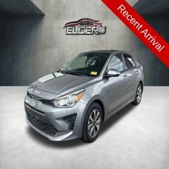 Gray 2022 Kia Rio S FWD Sedan Front-Wheel Drive Automatic