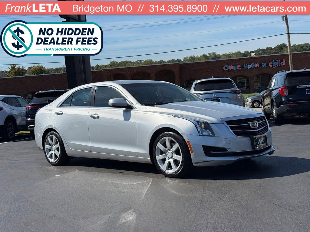 Silver 2016 Cadillac ATS Sedan Rear-Wheel Drive Automatic