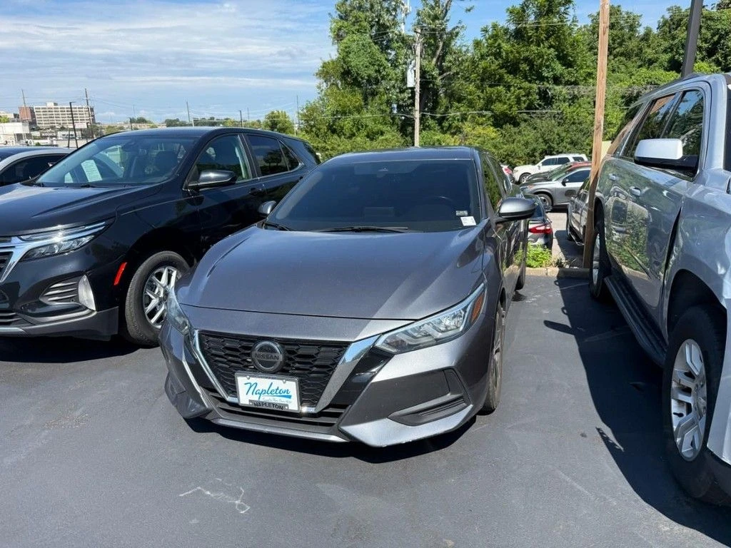 Used 2021 Nissan Sentra SV with VIN 3N1AB8CVXMY296518 for sale in Bridgeton, MO