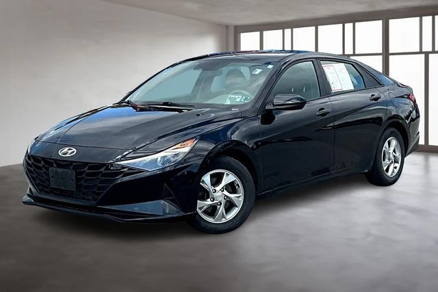 Used 2021 Hyundai Elantra SE with VIN KMHLL4AG1MU144397 for sale in Fort Wayne, IN