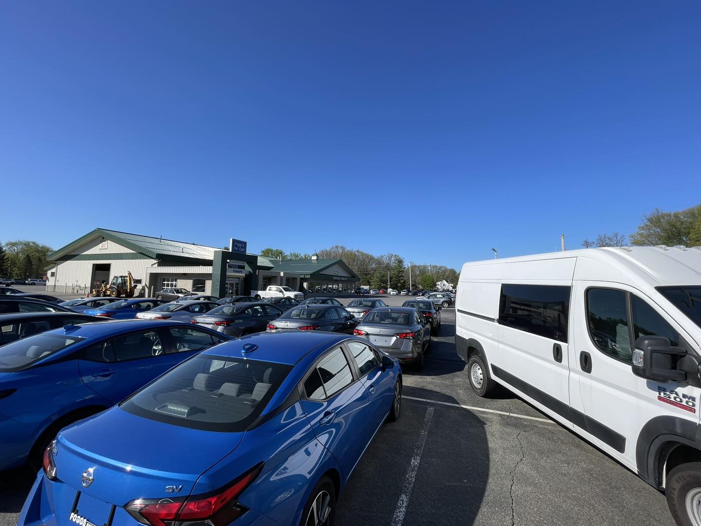 Ford F-150 driving on a dusty road
